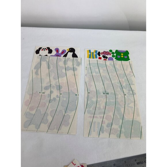 Vintage 1986 Animal & Accessories Stickers By Current Inc. 4 Sheets - Picture 4 of 7